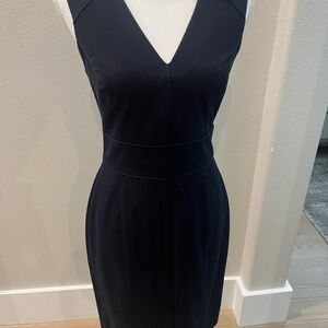 Fitted sleeveless Work sheath Dress